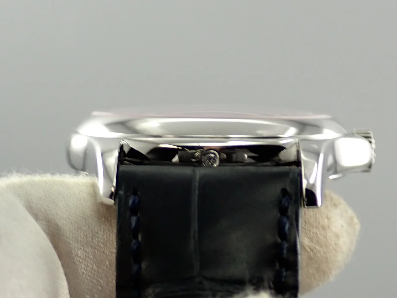 パテックフィリップ コンプリケーション ワールドタイム Ref.5130P-001 プラチナ シルバー/ブルー文字盤 - Image 6