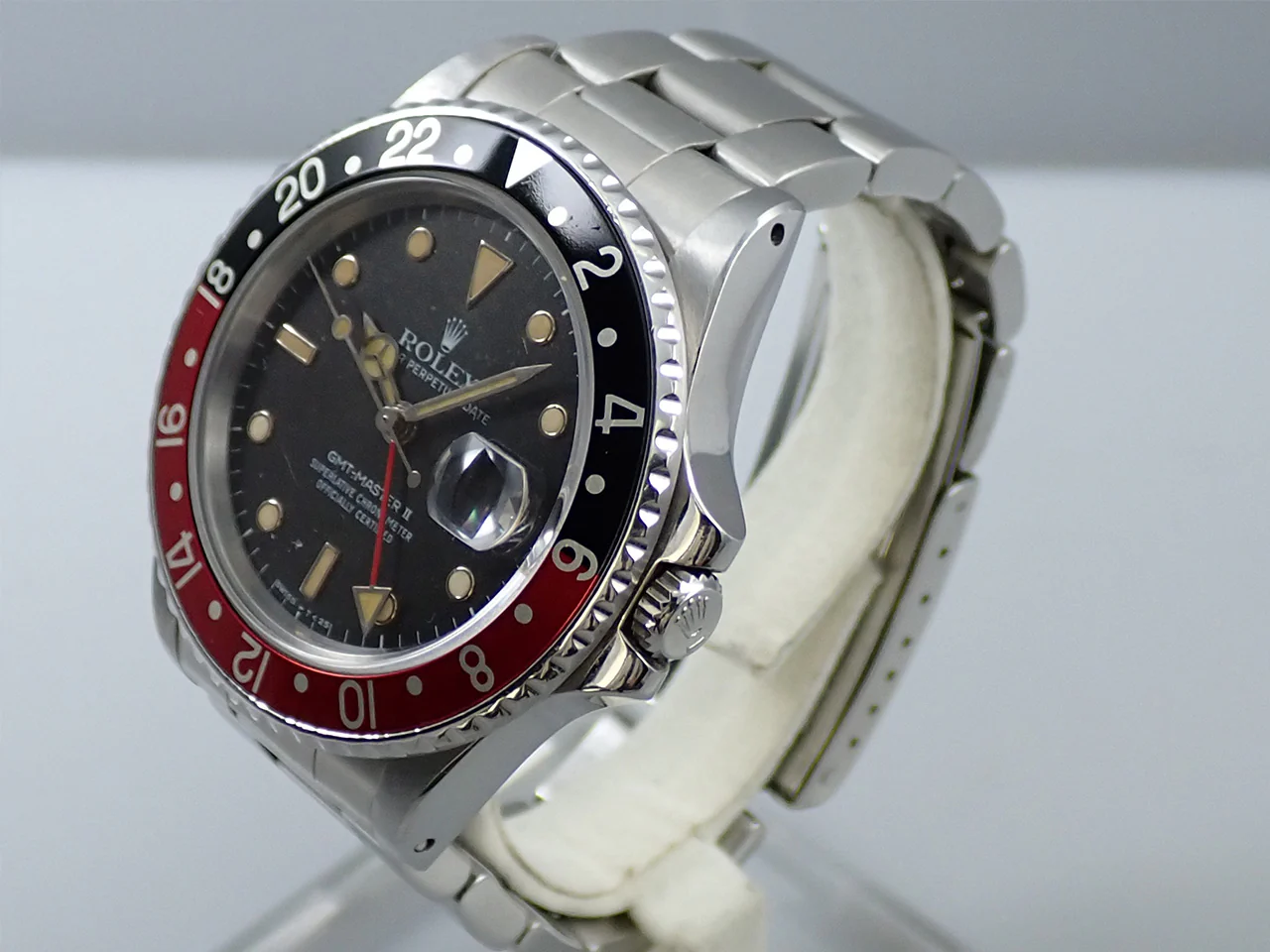 ロレックス GMTマスターII Ref.16760 ステンレススチール ブラック文字盤 オイスターブレスレット 中古 PPL51526 - Image 4
