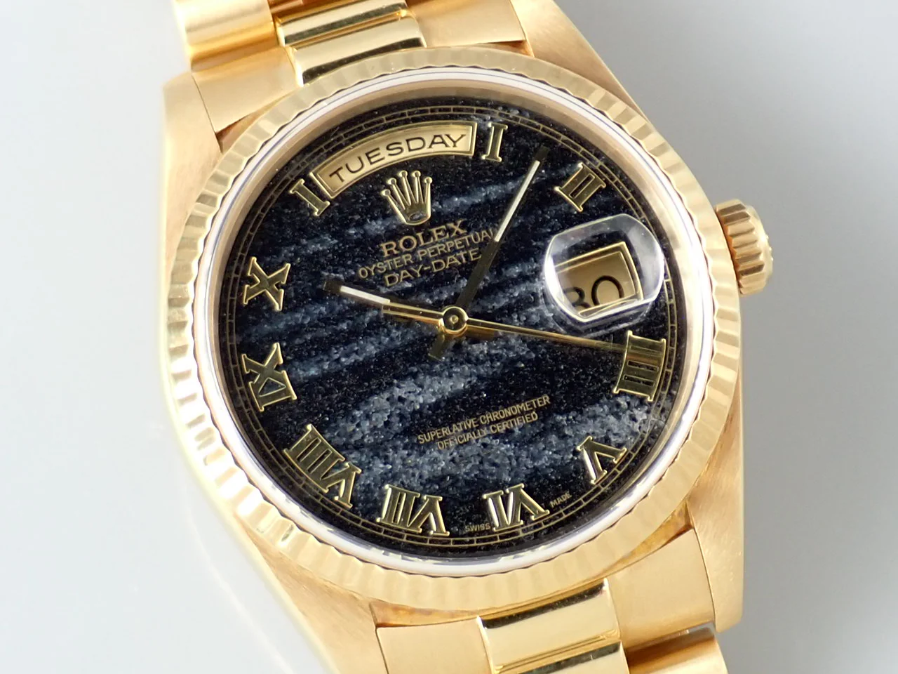 ロレックス デイデイト36 Ref.18238 イエローゴールド フェライト文字盤 - Image 3