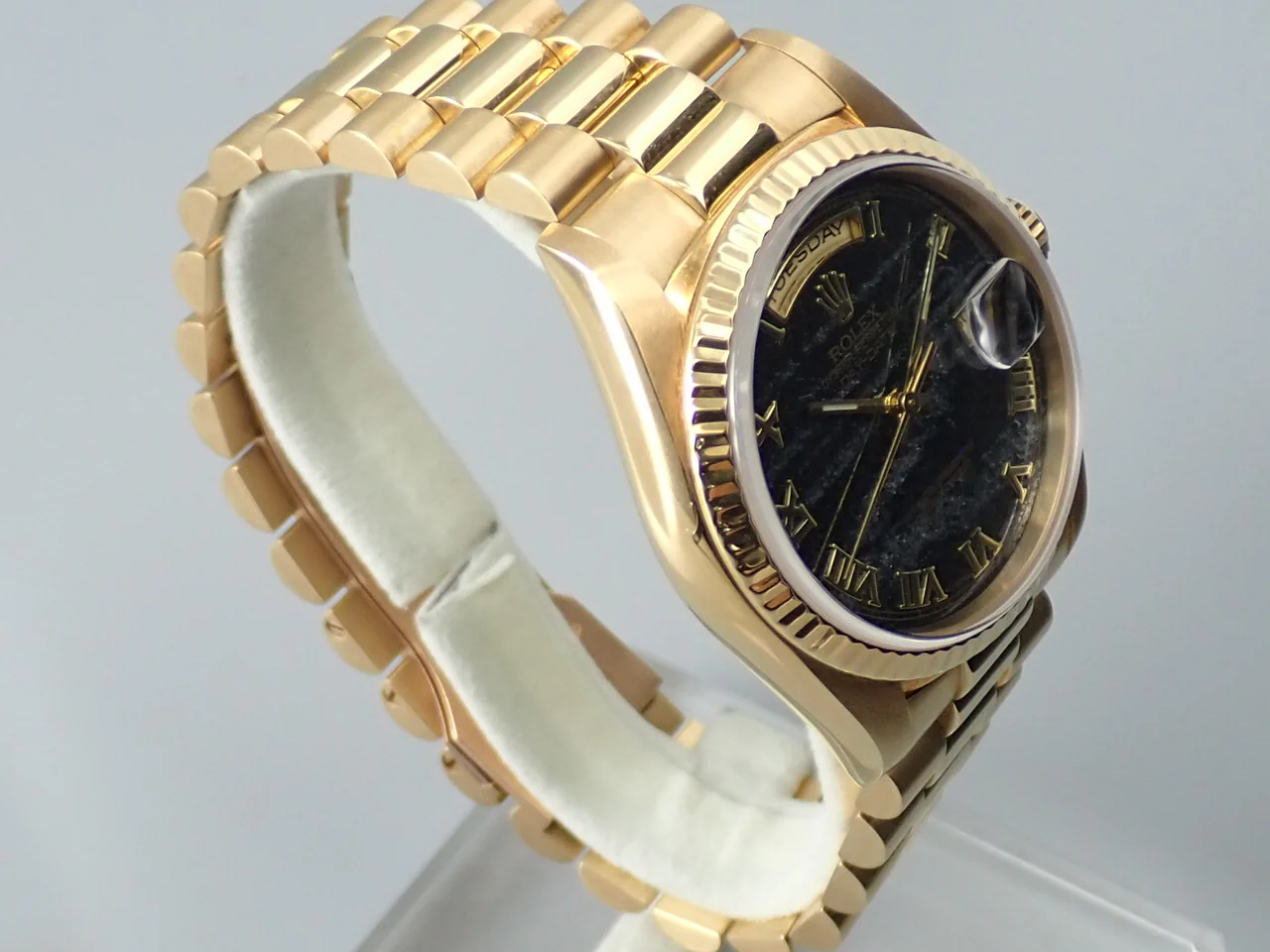 ロレックス デイデイト36 Ref.18238 イエローゴールド フェライト文字盤 - Image 5