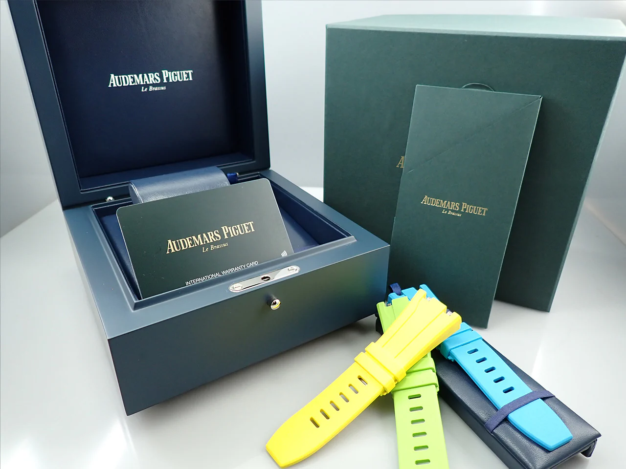 オーデマピゲ ロイヤルオーク オフショア ミュージックエディション Ref.15600TI.OO.A343CA.01 チタン ブルー文字盤 - Image 8