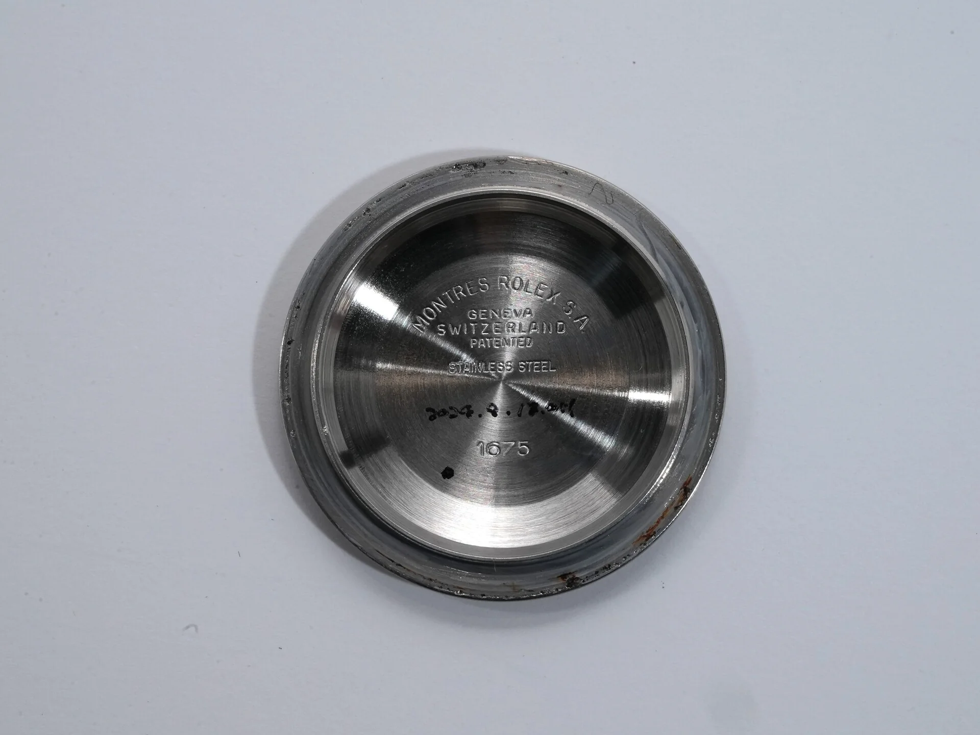 ロレックス GMTマスター Ref.1675 ステンレススチール ブラック文字盤 オイスターブレスレット - Image 13