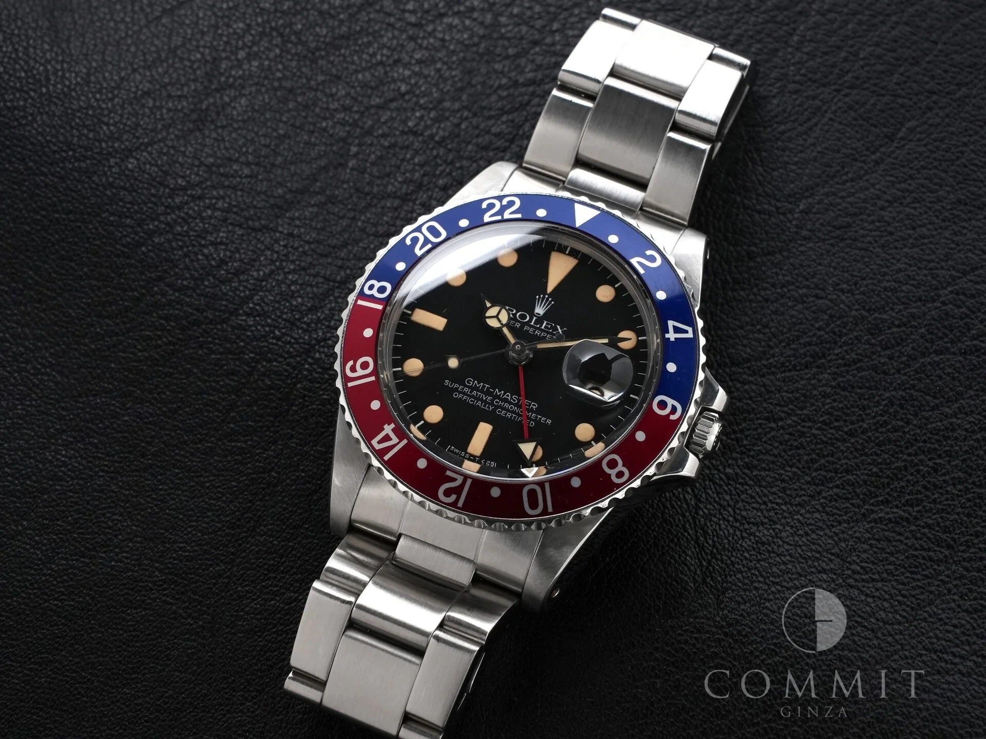 ロレックス GMTマスター Ref.1675 ステンレススチール ブラック文字盤 オイスターブレスレット - Image 14