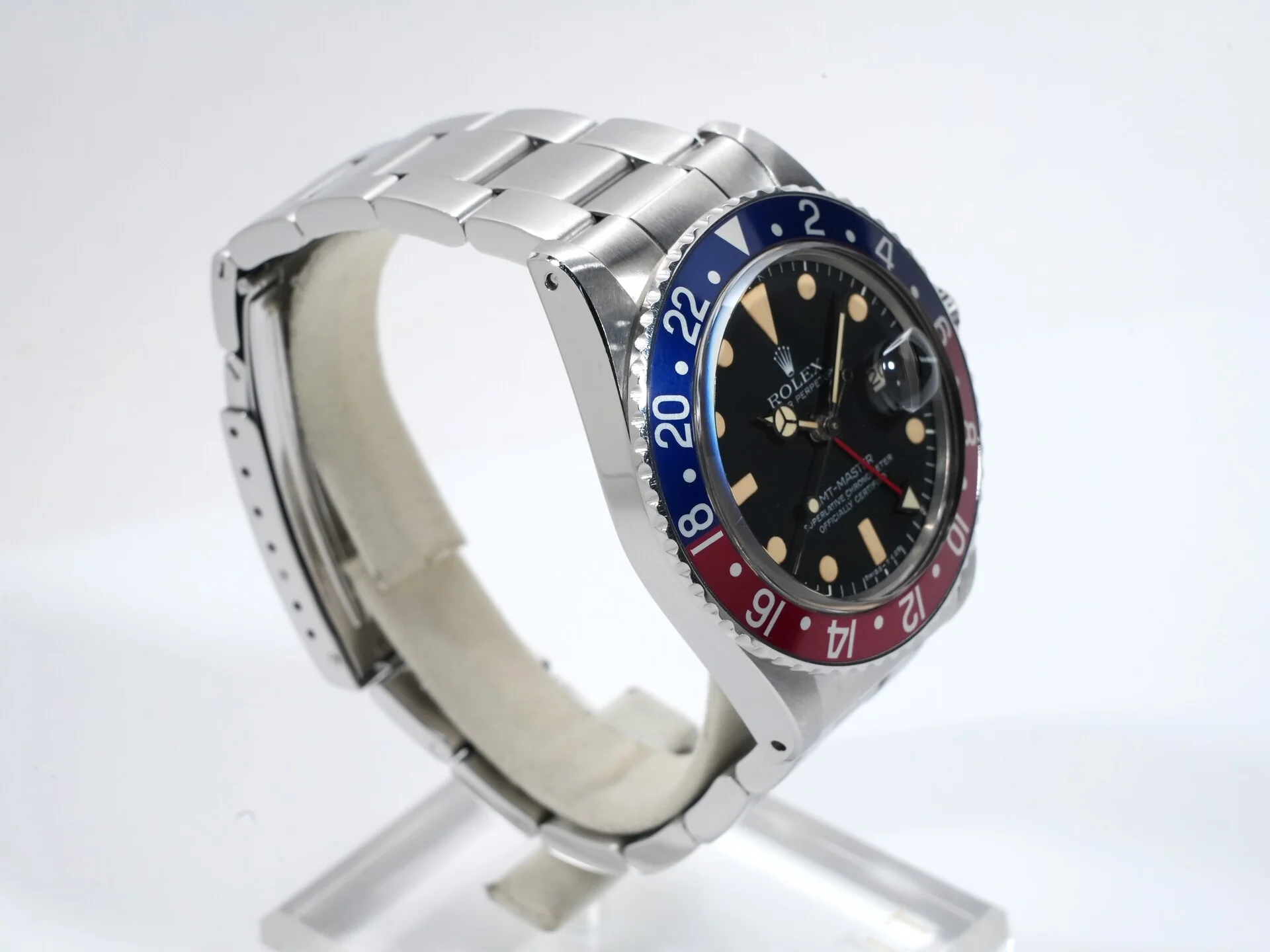 ロレックス GMTマスター Ref.1675 ステンレススチール ブラック文字盤 オイスターブレスレット - Image 5