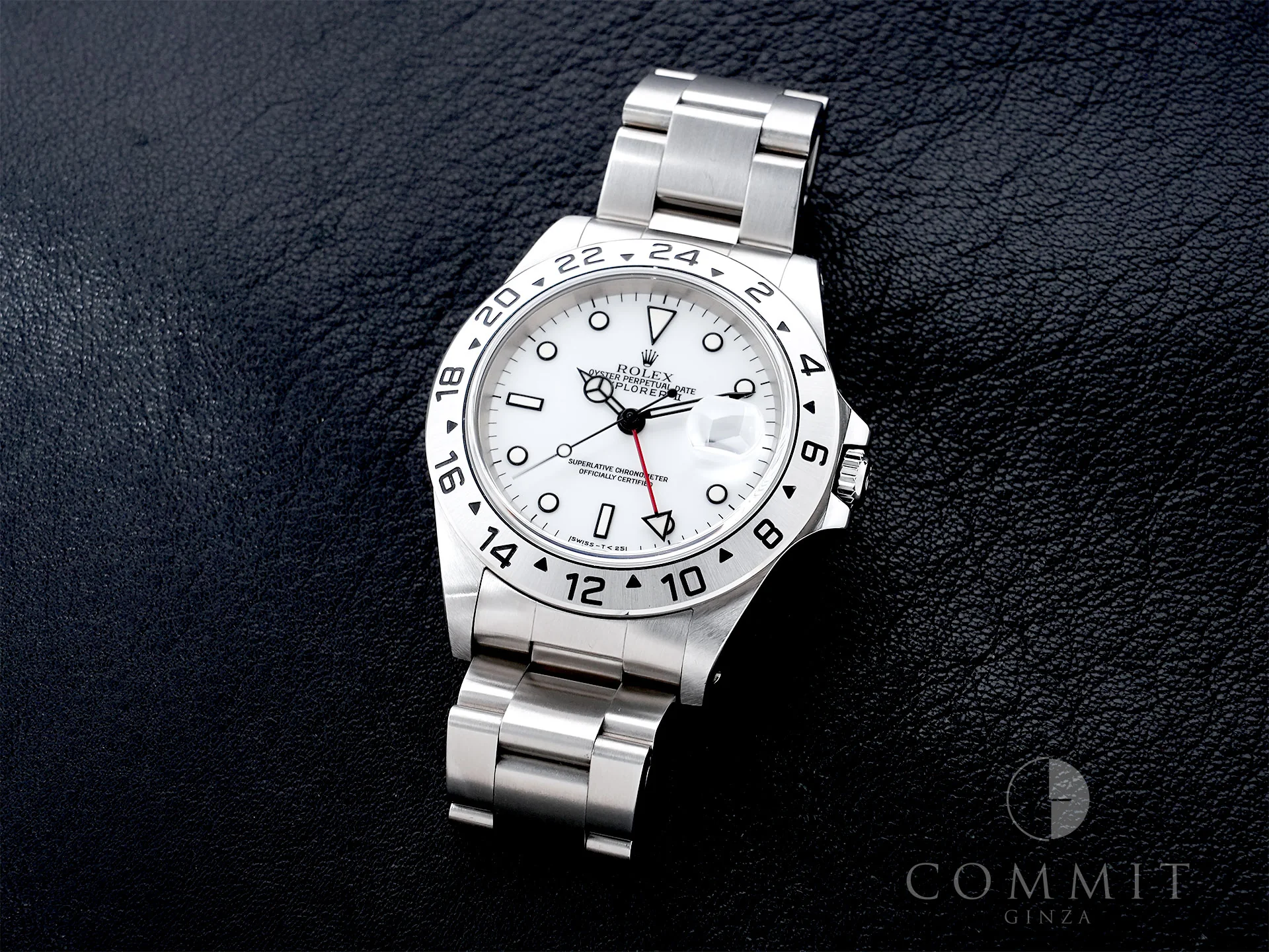 ロレックス エクスプローラーII Ref.16570 ステンレススチール ホワイト文字盤 オイスターブレスレット 中古 qka9vzyy - Image 11