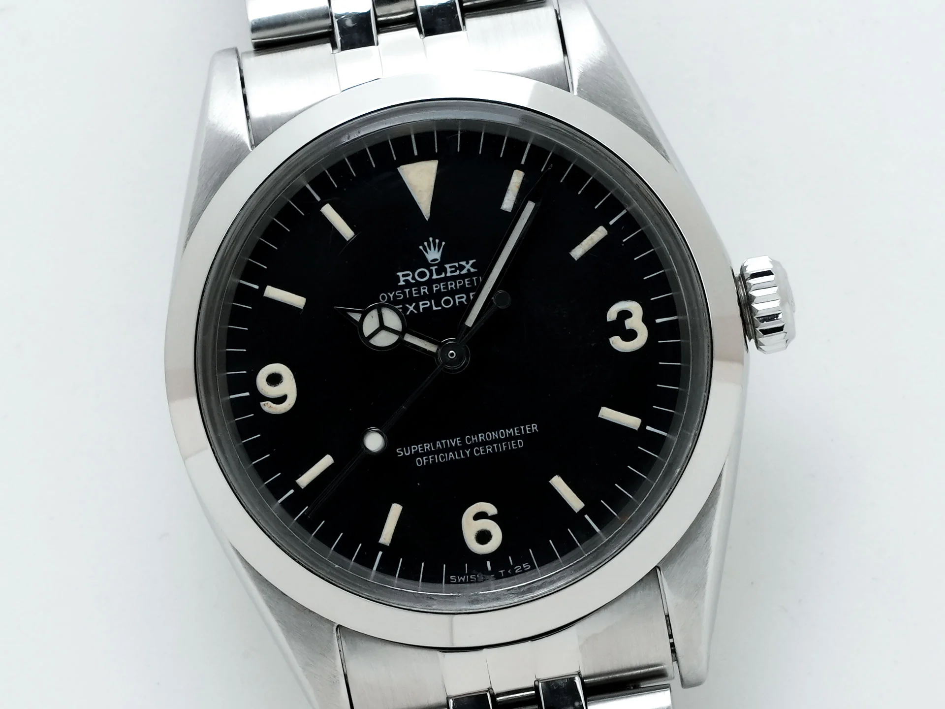 ロレックス エクスプローラーI Ref.1016 ステンレススチール ブラック文字盤 - Image 3