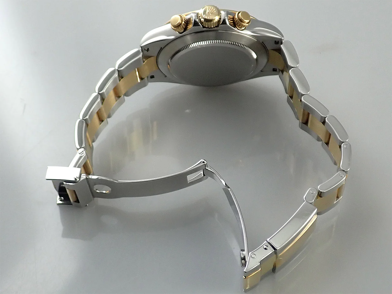 ロレックス デイトナ Ref.116523NR ステンレススチール/イエローゴールド ブラックシェル文字盤 - Image 8