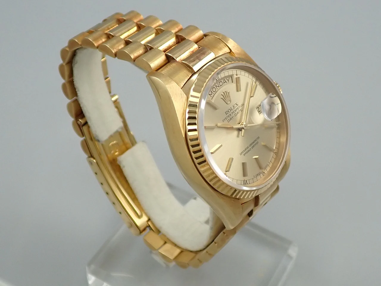 ロレックス デイデイト36 Ref.18038 イエローゴールド シャンパン文字盤 - Image 5