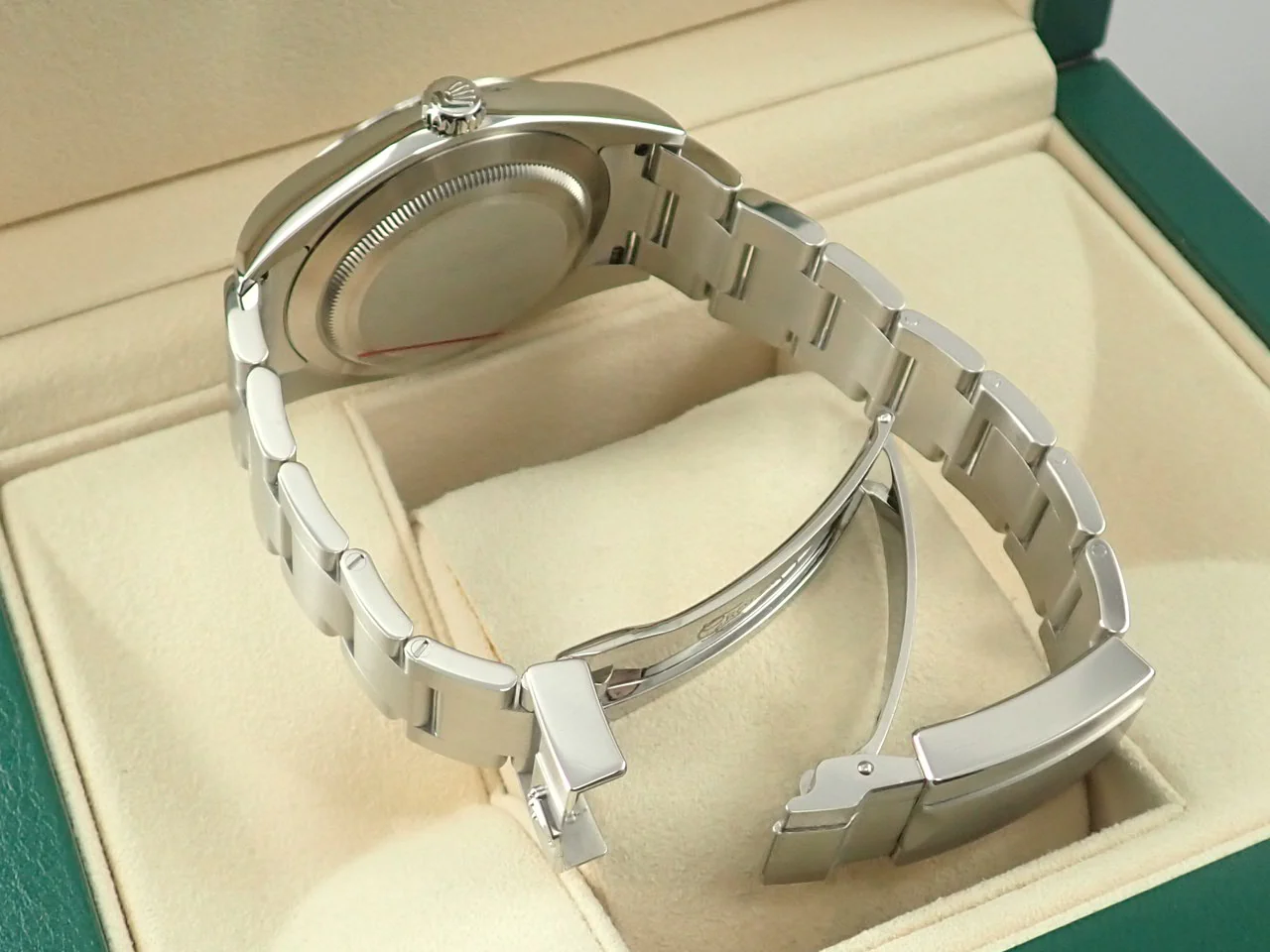 ロレックス エクスプローラーI 鏡面ブラックアウト Ref.214270 ステンレススチール ブラック文字盤 - Image 8