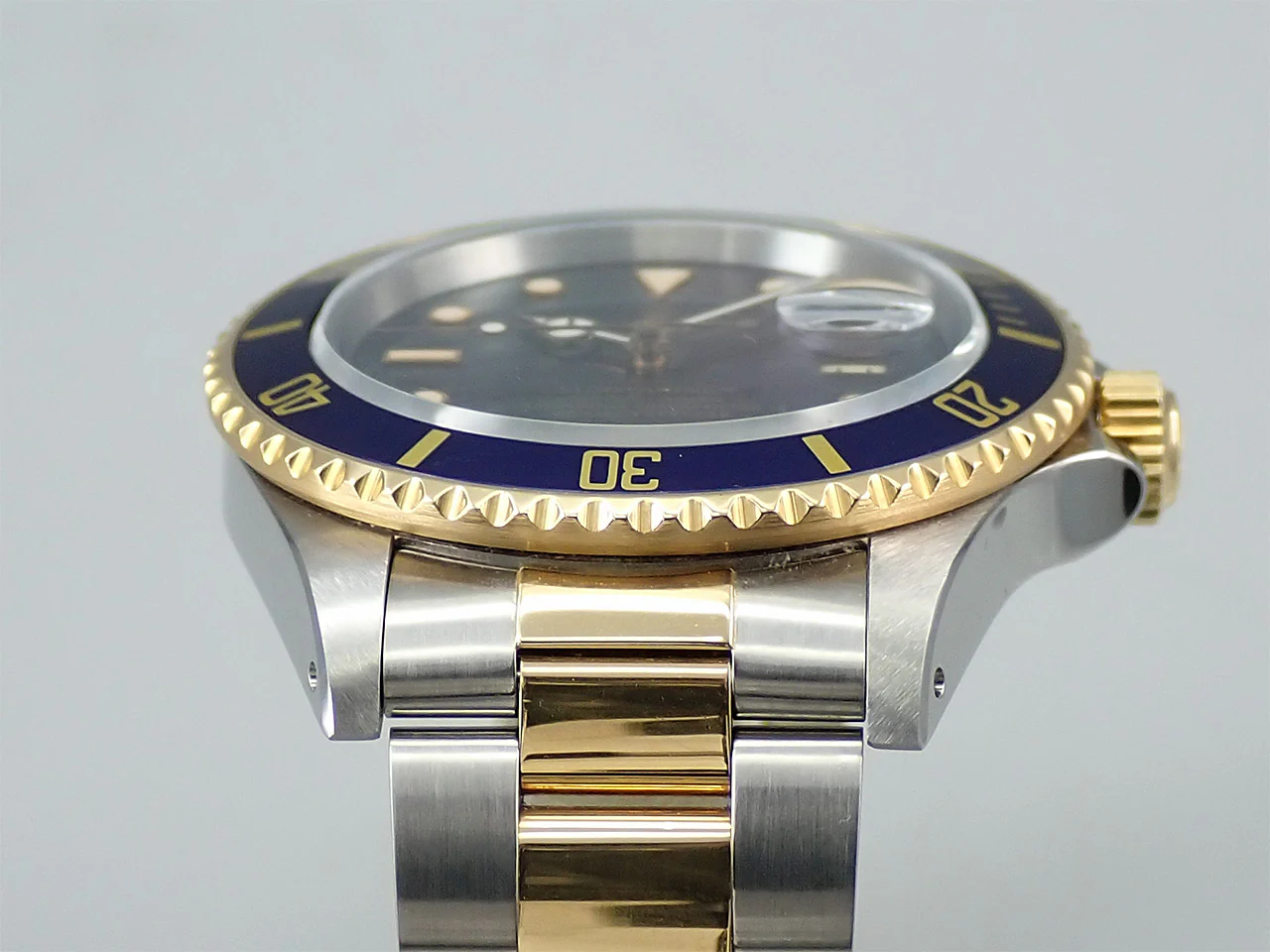 ロレックス サブマリーナー デイト Ref.16803 ステンレススチール/イエローゴールド ブルー文字盤 - Image 6