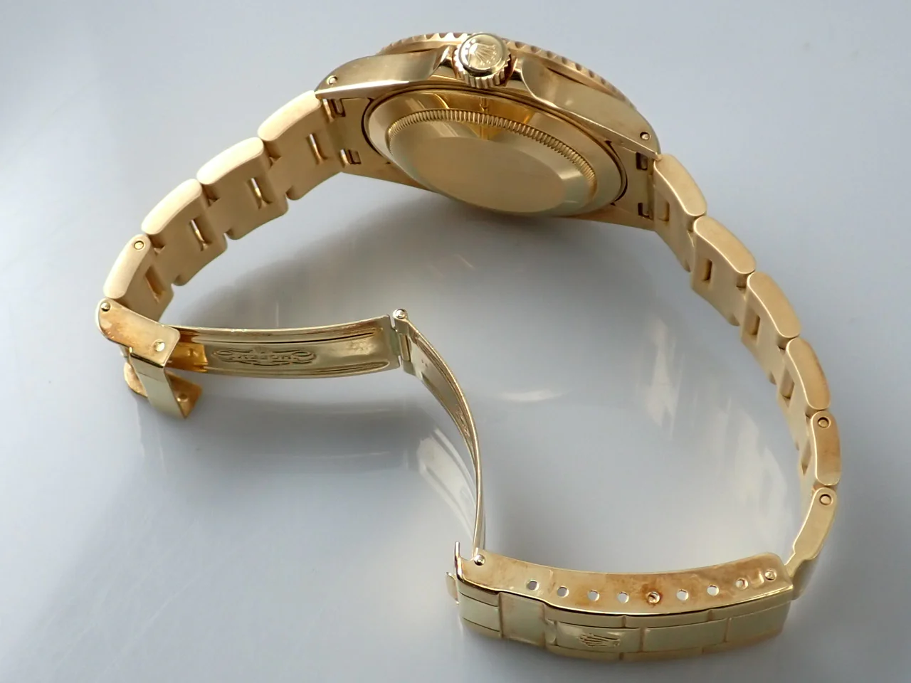 ロレックス サブマリーナー デイト Ref.16618 イエローゴールド ブルー文字盤 - Image 8