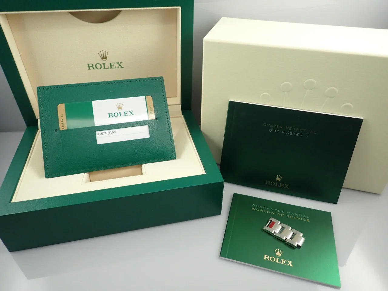 ロレックス GMTマスターII Ref.116710BLNR ステンレススチール ブラック文字盤 オイスターブレスレット - Image 8
