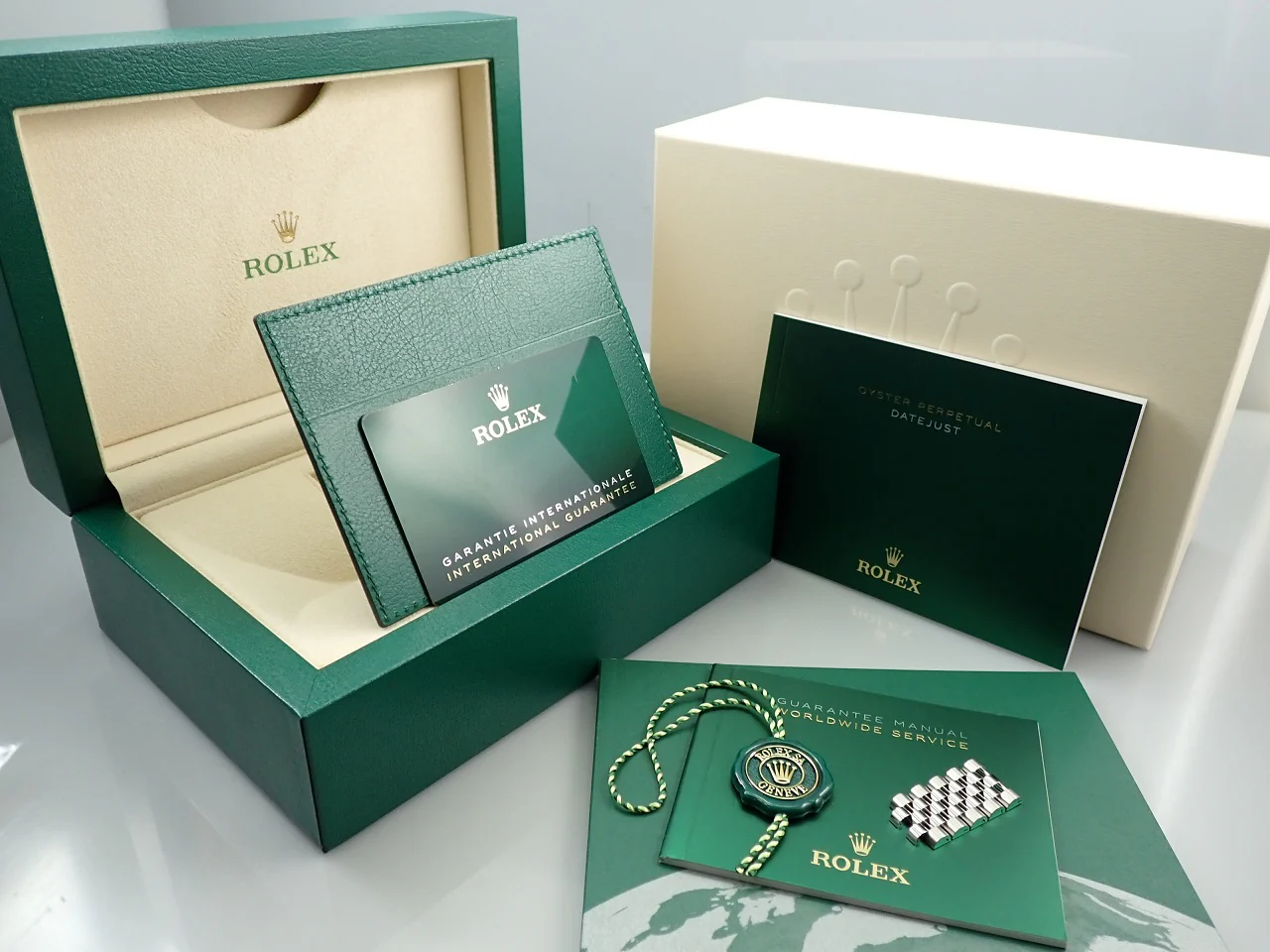 ロレックス デイトジャスト36 Ref.126234 ステンレススチール/ホワイトゴールド ミントグリーン文字盤 ジュビリーブレスレット 未使用 S1ULVPJH - Image 8