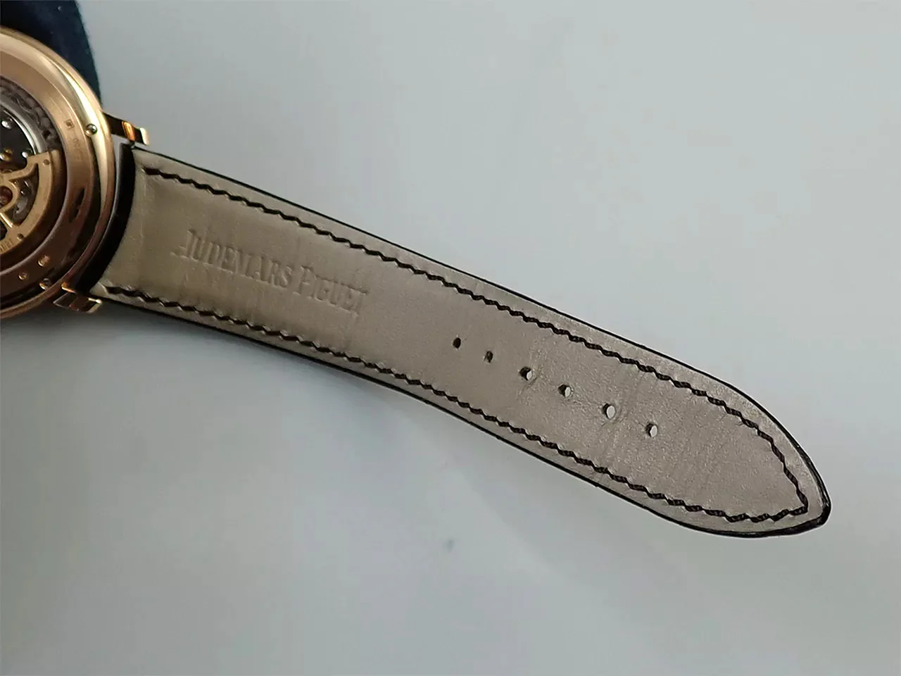 オーデマピゲ ジュール オーデマ エクストラシン Ref.15180OR.OO.A002CR.01 ピンクゴールド ブラック文字盤 - Image 11