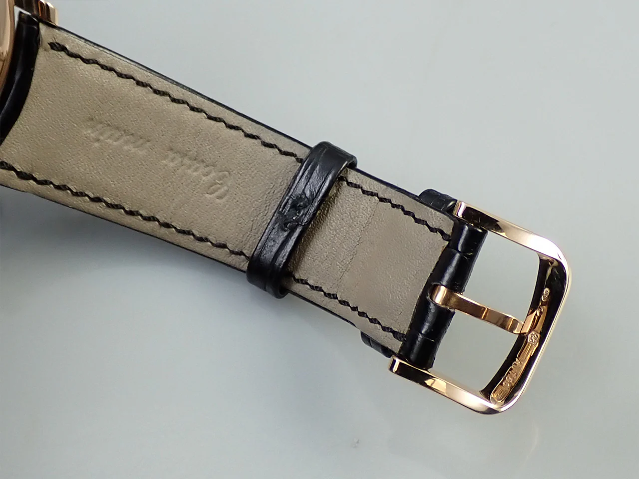 オーデマピゲ ジュール オーデマ エクストラシン Ref.15180OR.OO.A002CR.01 ピンクゴールド ブラック文字盤 - Image 9