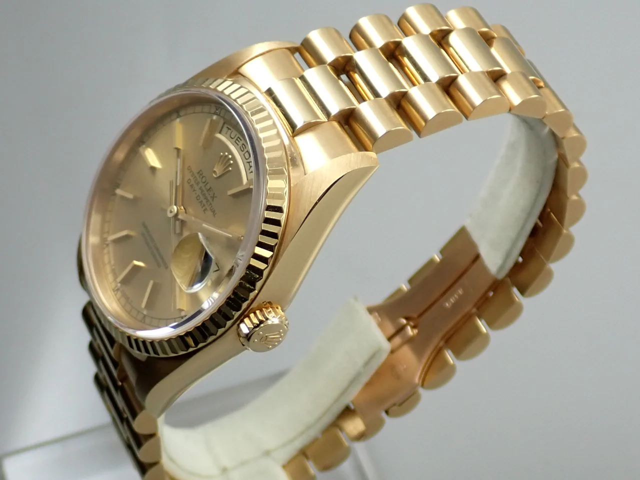 ロレックス デイデイト36 Ref.18238 イエローゴールド シャンパンゴールド文字盤 - Image 4