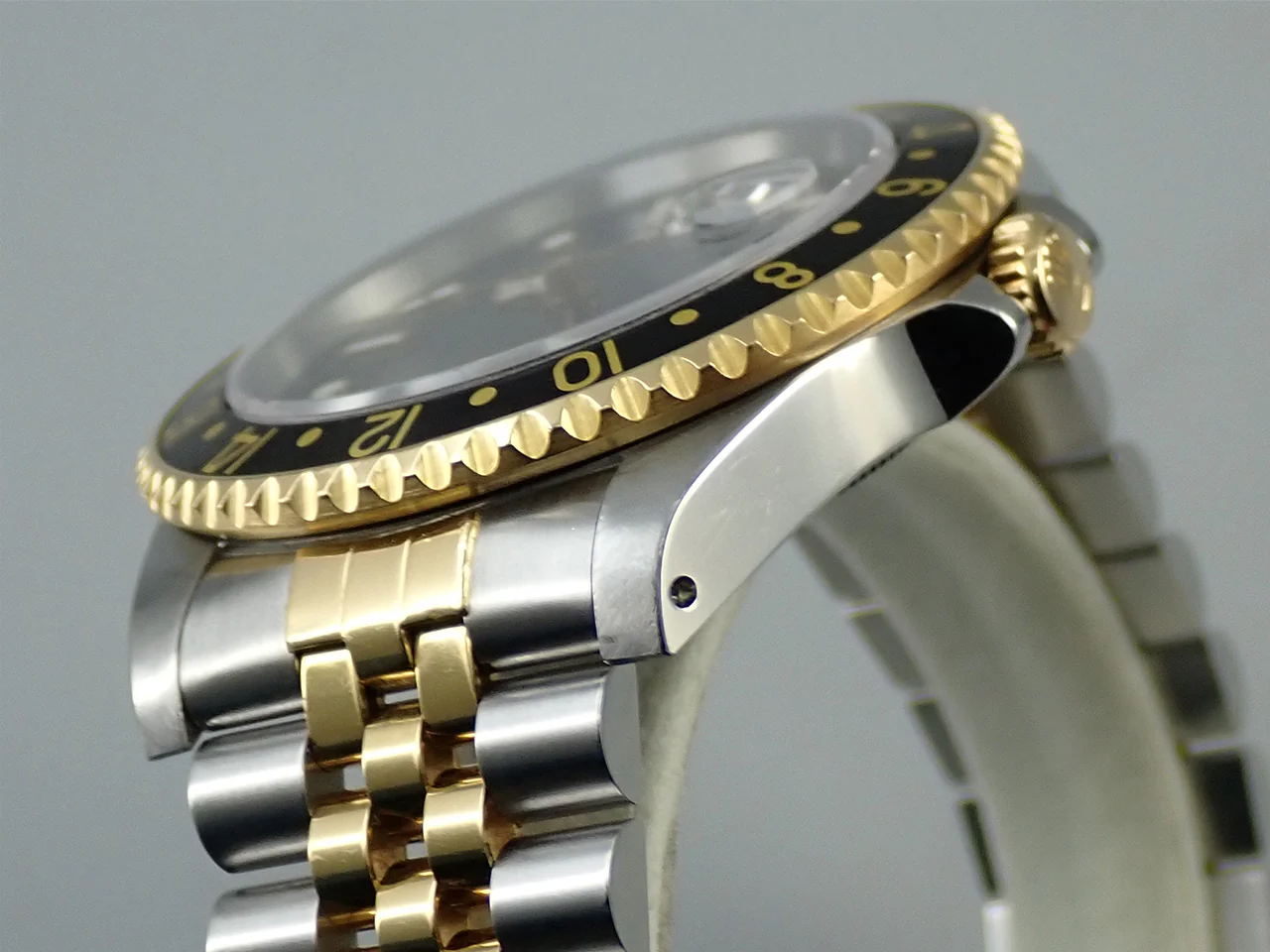 ロレックス GMTマスターII Ref.16713 ステンレススチール/イエローゴールド ブラック文字盤 ジュビリーブレスレット 中古 SM45PT31 - Image 7