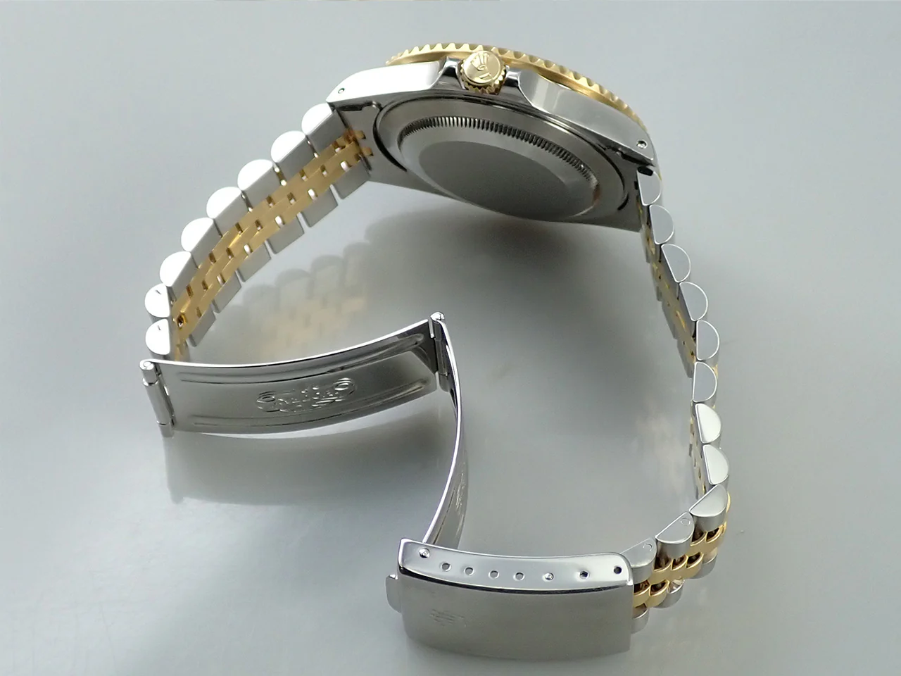 ロレックス GMTマスターII Ref.16713 ステンレススチール/イエローゴールド ブラック文字盤 ジュビリーブレスレット 中古 SM45PT31 - Image 9