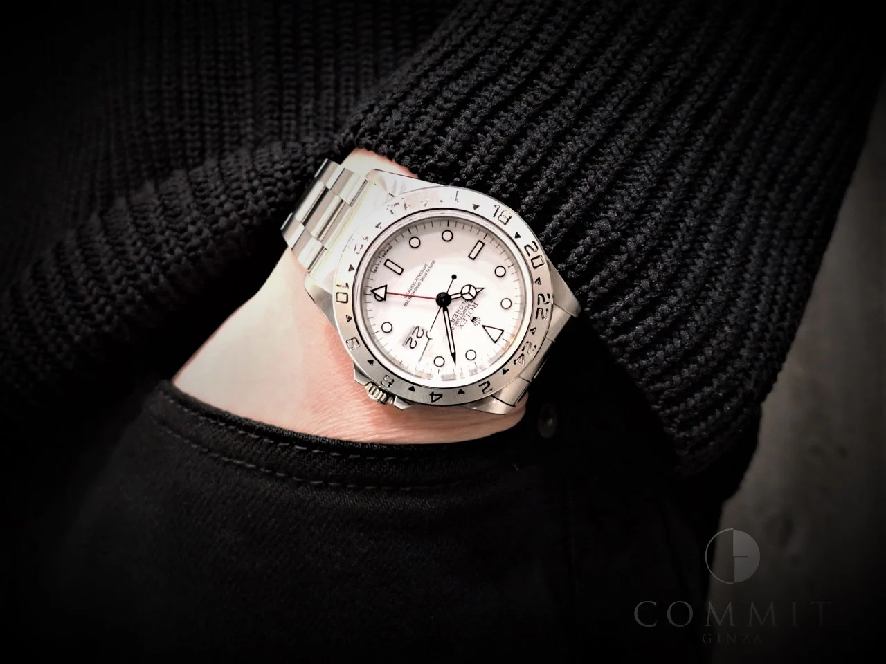 ロレックス エクスプローラーII Ref.16570 ステンレススチール ホワイト文字盤 - Image 11