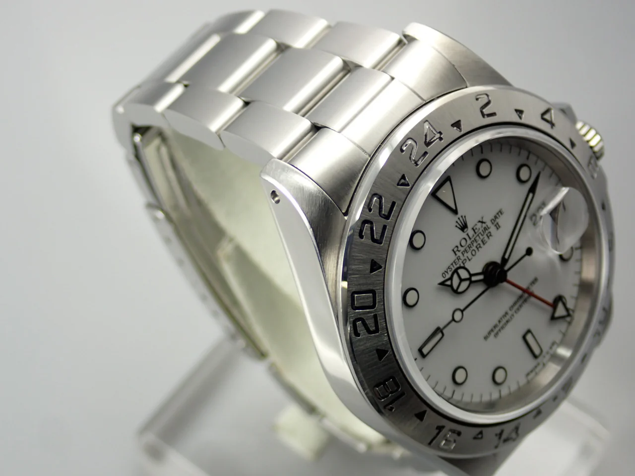 ロレックス エクスプローラーII Ref.16570 ステンレススチール ホワイト文字盤 - Image 5