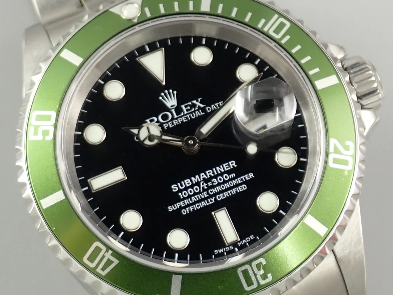 ロレックス サブマリーナー デイト Ref.16610LV ステンレススチール ブラック文字盤 - Image 3