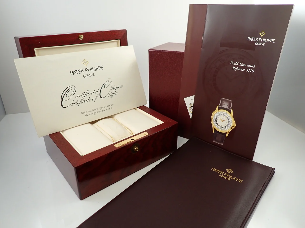パテックフィリップ コンプリケーション ワールドタイム Ref.5110J-001 イエローゴールド シルバー文字盤 - Image 12