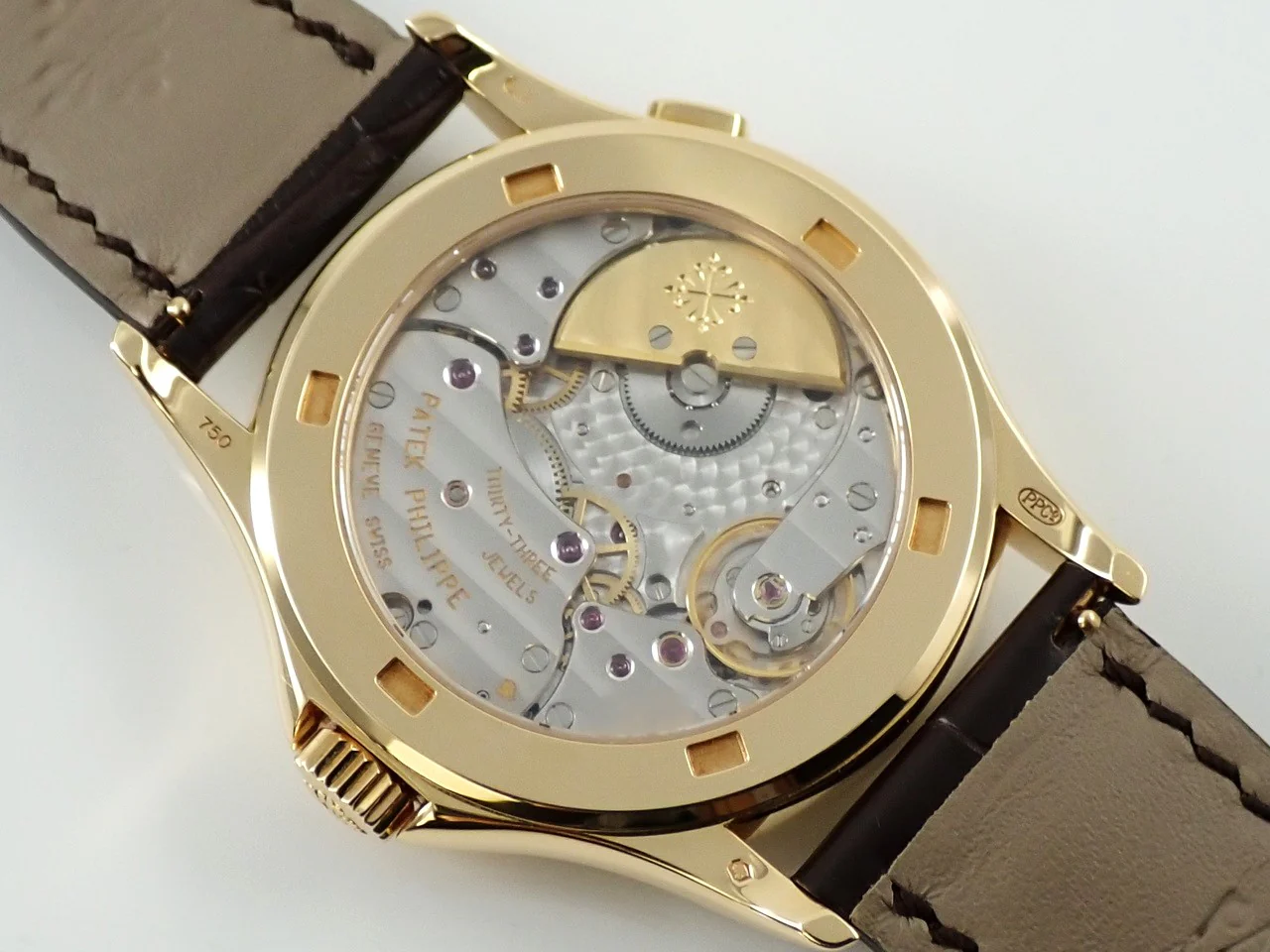 パテックフィリップ コンプリケーション ワールドタイム Ref.5110J-001 イエローゴールド シルバー文字盤 - Image 7