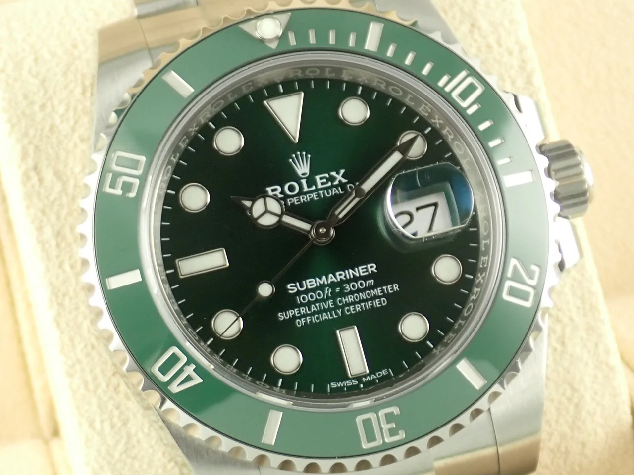 ロレックス サブマリーナー デイト Ref.116610LV ステンレススチール グリーン文字盤 - Image 3