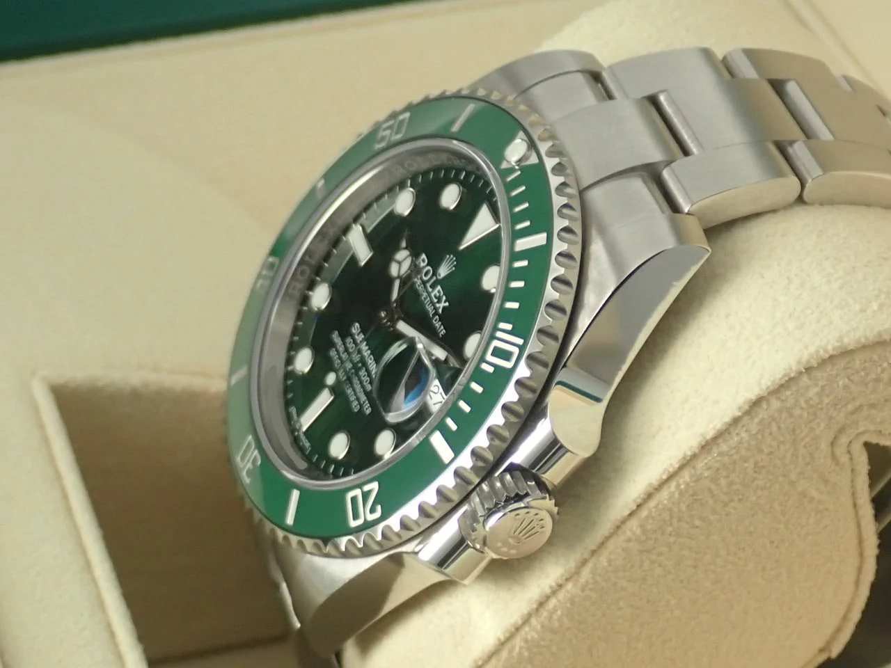 ロレックス サブマリーナー デイト Ref.116610LV ステンレススチール グリーン文字盤 - Image 4