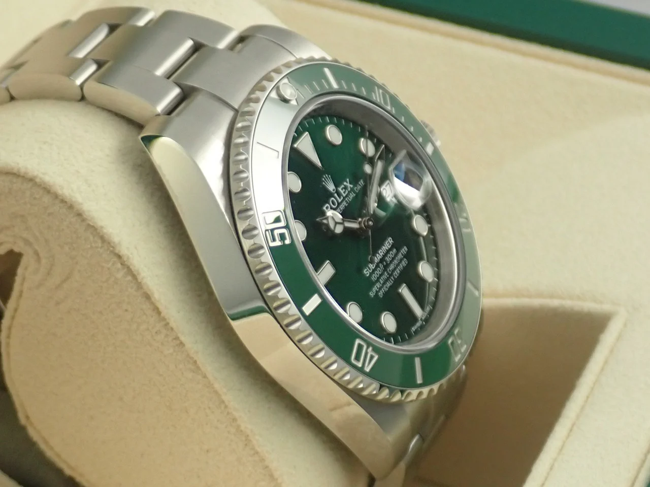 ロレックス サブマリーナー デイト Ref.116610LV ステンレススチール グリーン文字盤 - Image 5