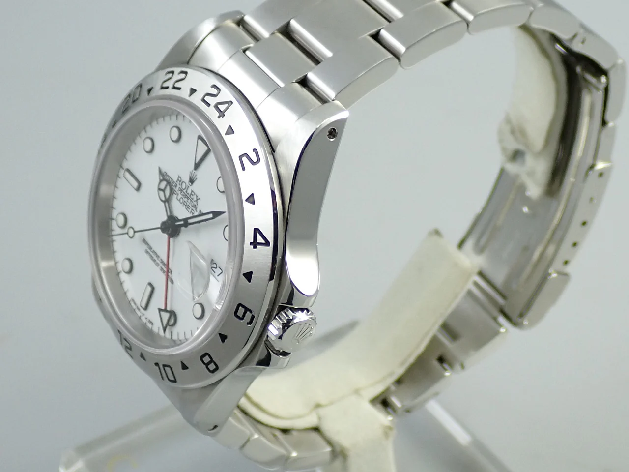 ロレックス エクスプローラーII Ref.16570 ステンレススチール ホワイト文字盤 - Image 4