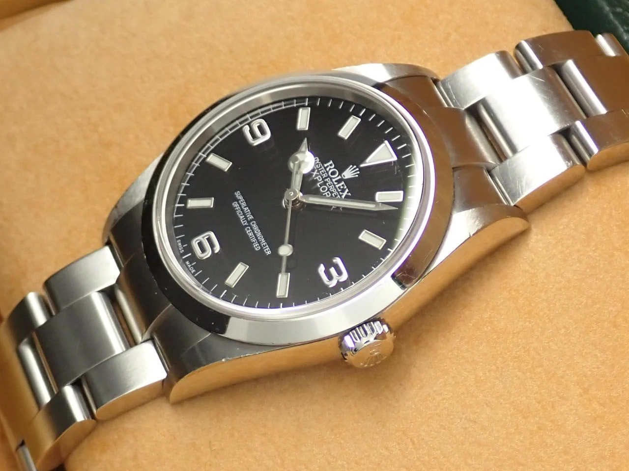 ロレックス エクスプローラーI Ref.114270 ステンレススチール ブラック文字盤 - Image 4