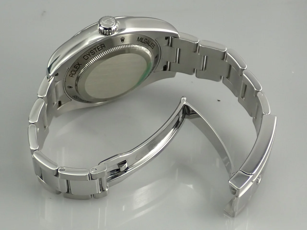 ロレックス ミルガウス Ref.116400 ステンレススチール ブラック文字盤 - Image 9