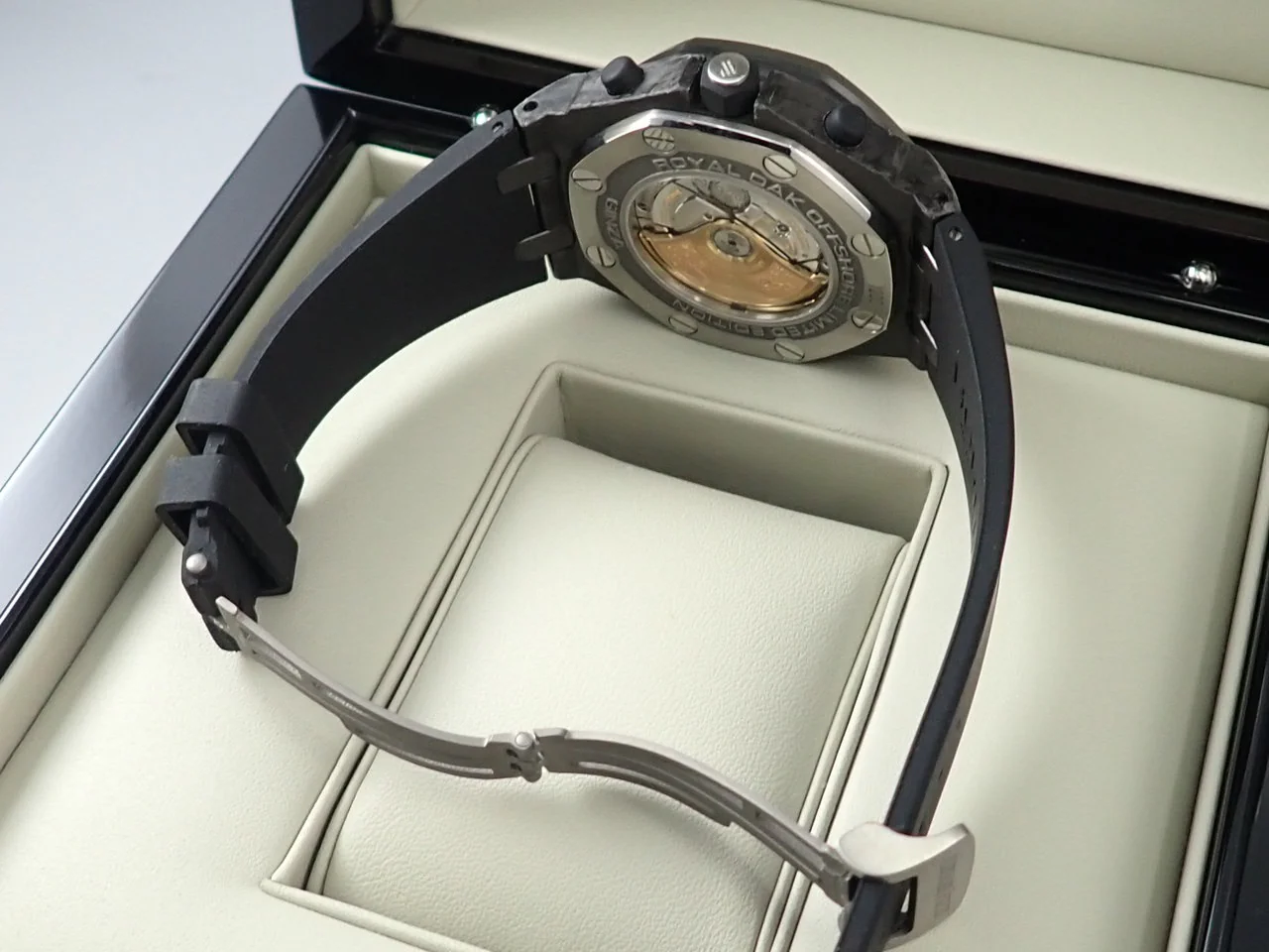 オーデマピゲ ロイヤルオーク オフショア GINZA7 Ref.26205AU.OO.D002CR.01 カーボン ブラック文字盤 - Image 7