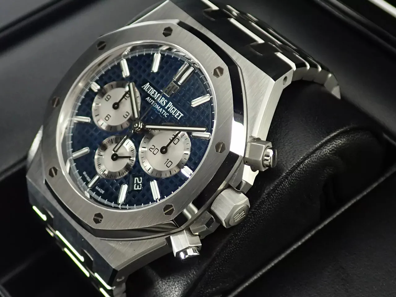 オーデマピゲ ロイヤルオーク クロノグラフ Ref.26331ST.OO.1220ST.01 ステンレススチール ブルー文字盤 - Image 5