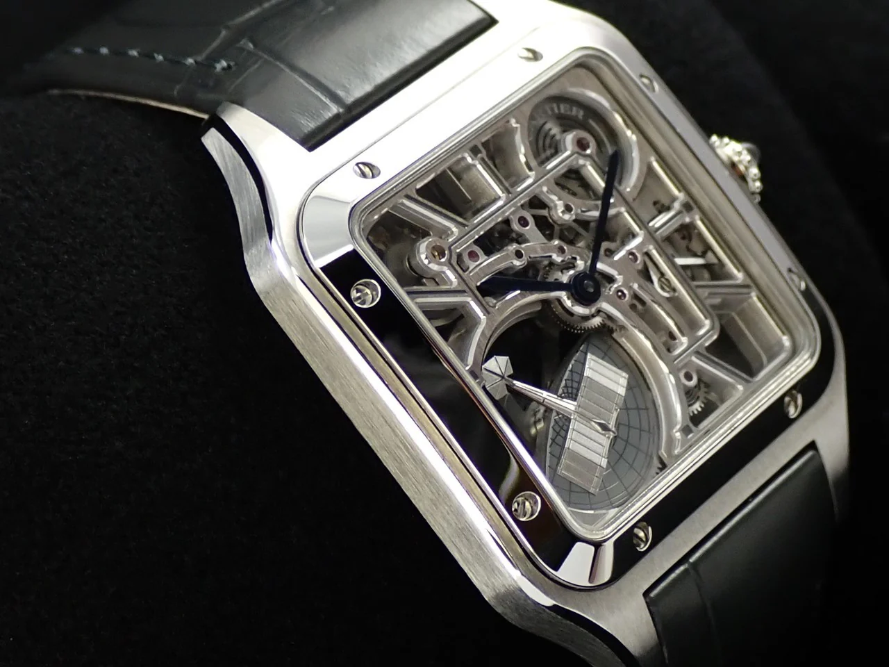 カルティエ サントス デュモン スケルトン Ref.WHSA0032 スケルトン文字盤 未使用 TH1H9199 - Image 4