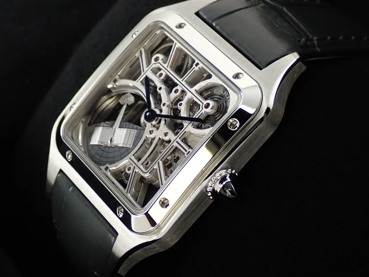 カルティエ サントス デュモン スケルトン Ref.WHSA0032 スケルトン文字盤 未使用 TH1H9199 - Image 5
