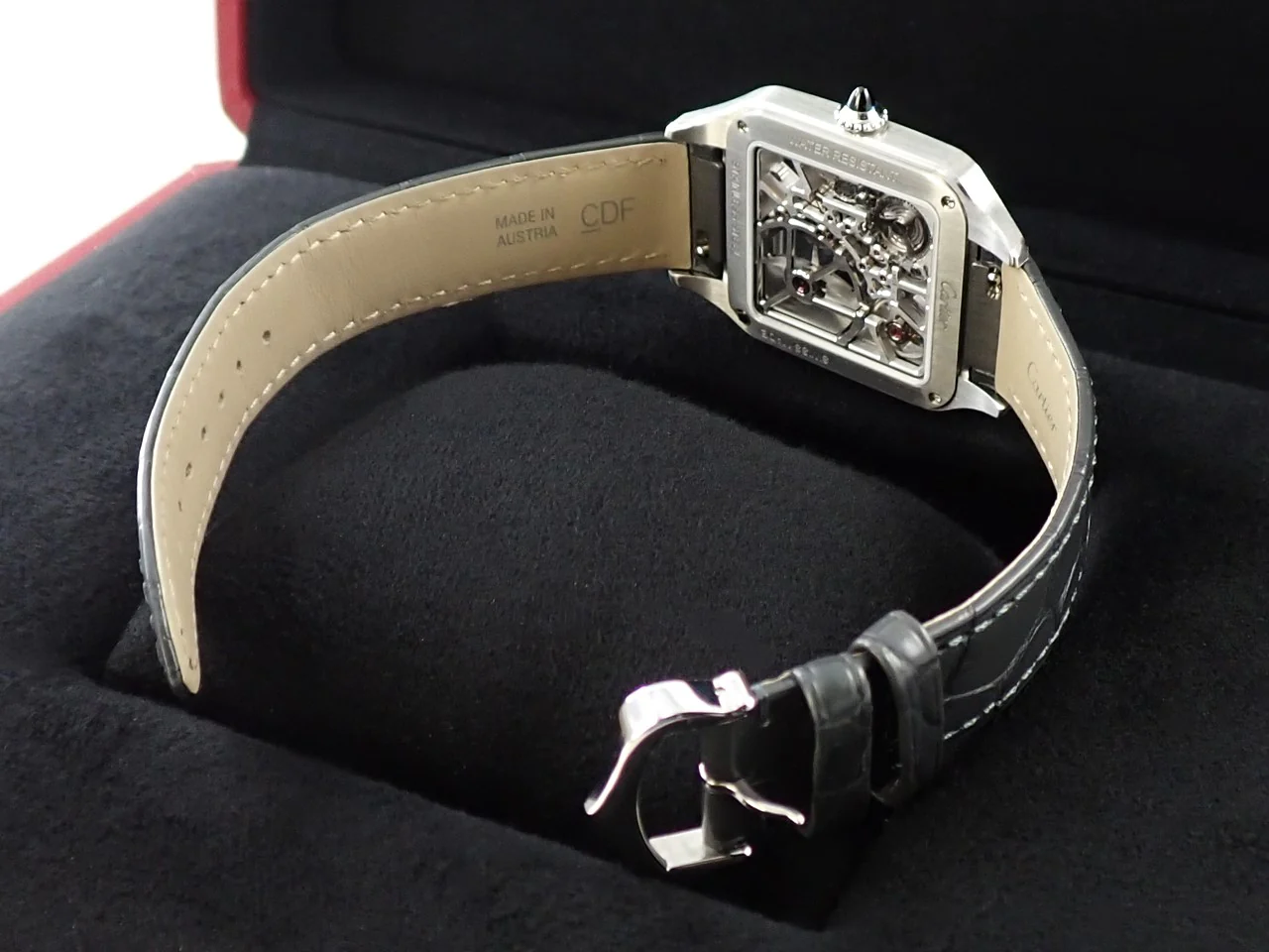 カルティエ サントス デュモン スケルトン Ref.WHSA0032 スケルトン文字盤 未使用 TH1H9199 - Image 7