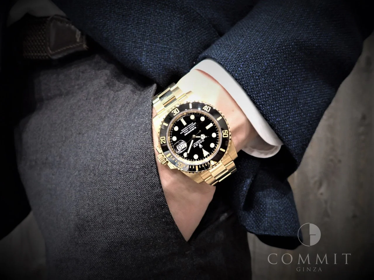 ロレックス サブマリーナー デイト Ref.116618LN イエローゴールド ブラック文字盤 - Image 11