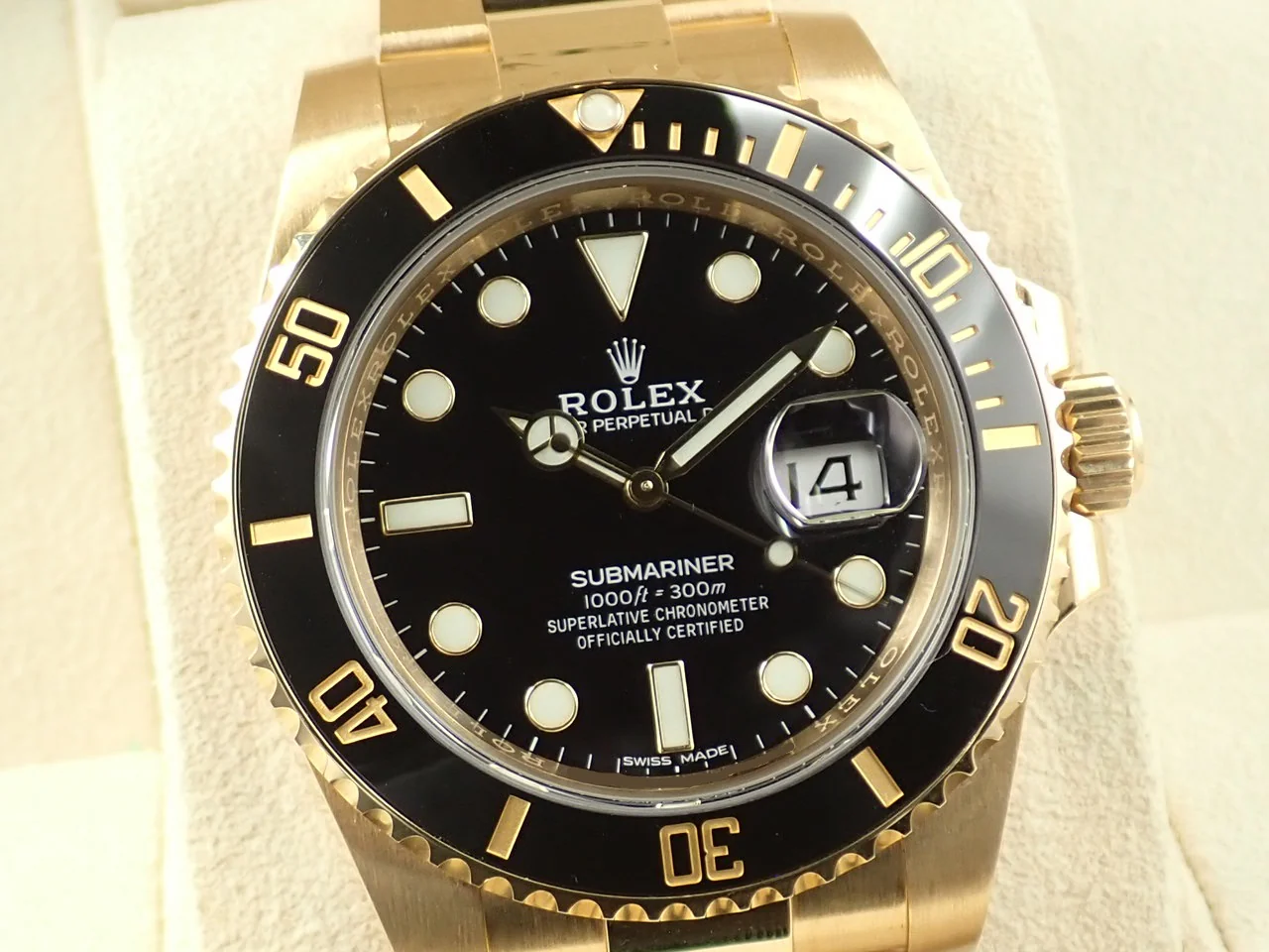 ロレックス サブマリーナー デイト Ref.116618LN イエローゴールド ブラック文字盤 - Image 3