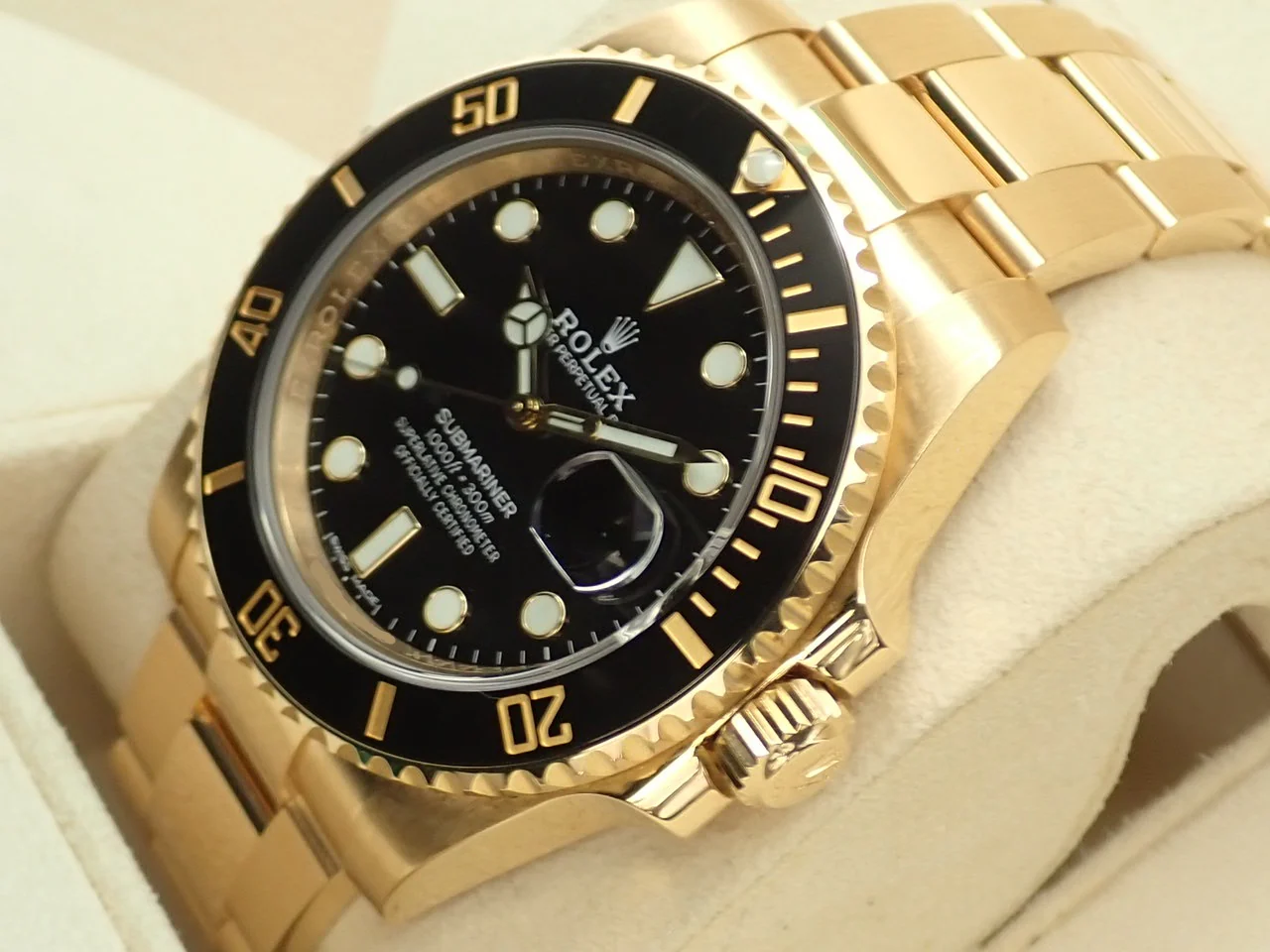 ロレックス サブマリーナー デイト Ref.116618LN イエローゴールド ブラック文字盤 - Image 4
