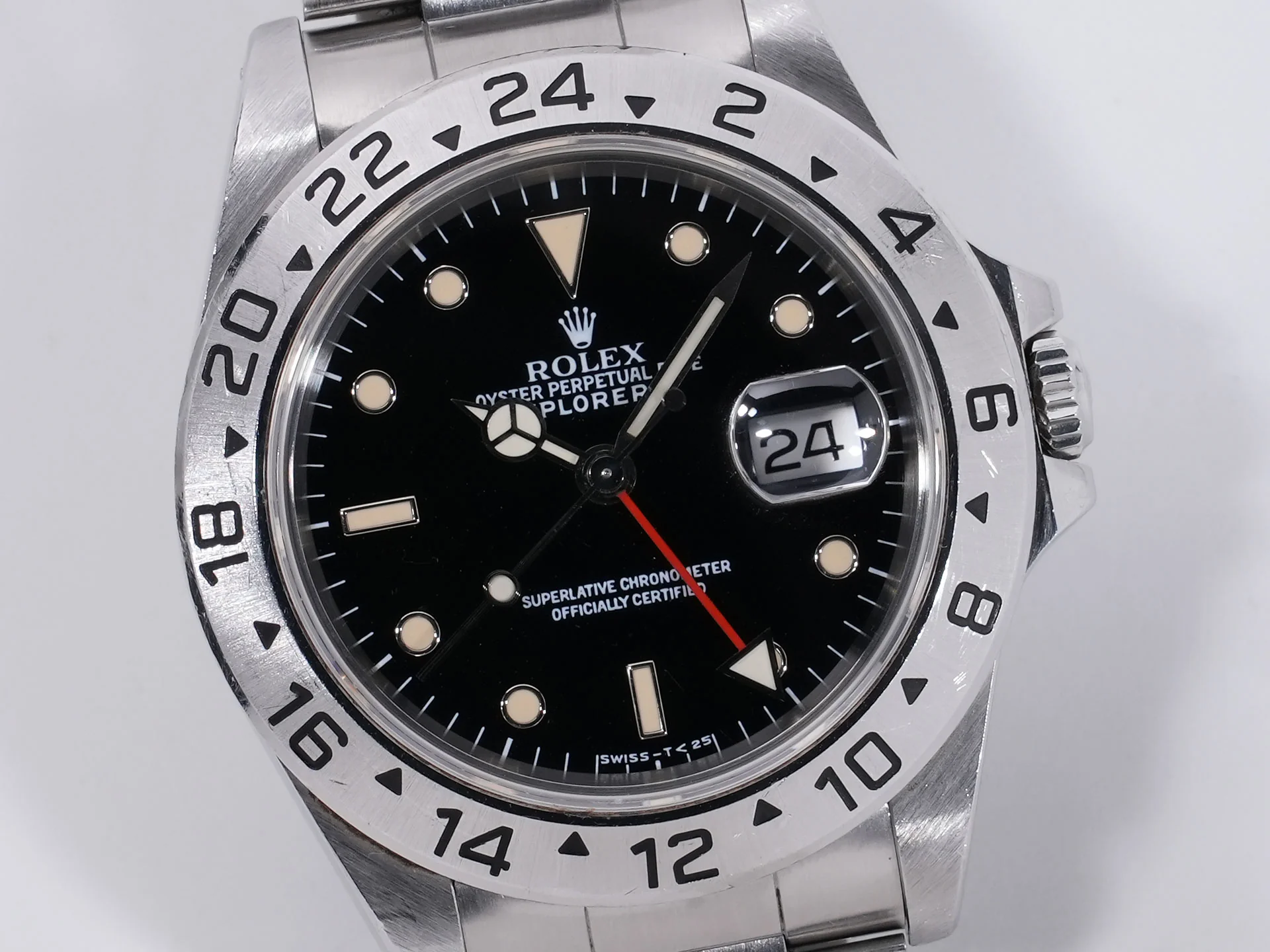 ロレックス エクスプローラーII Ref.16570 ステンレススチール ブラック文字盤 - Image 3