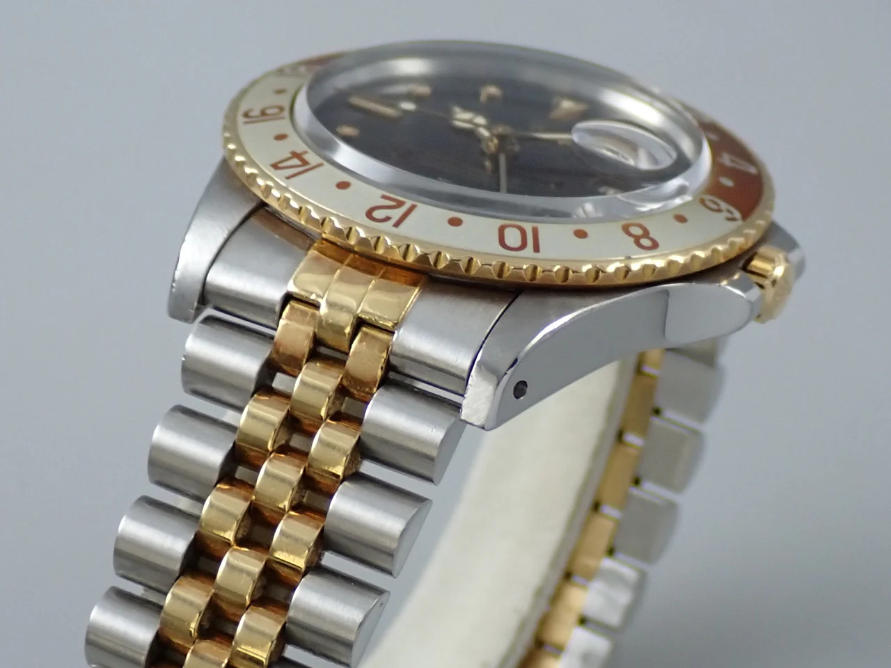 ロレックス GMTマスター Ref.16753 ステンレススチール/イエローゴールド ブラウン文字盤 ジュビリーブレスレット 中古 U0ZV2408 - Image 6