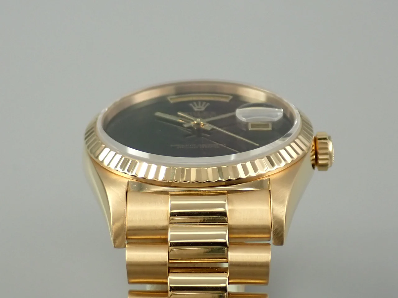ロレックス デイデイト36 Ref.18238 イエローゴールド オニキス文字盤 - Image 6