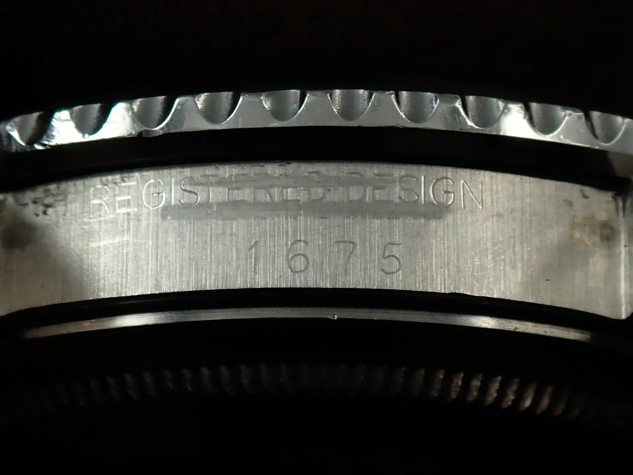 ロレックス GMTマスター Ref.1675 ステンレススチール ブラック文字盤 オイスターブレスレット - Image 11