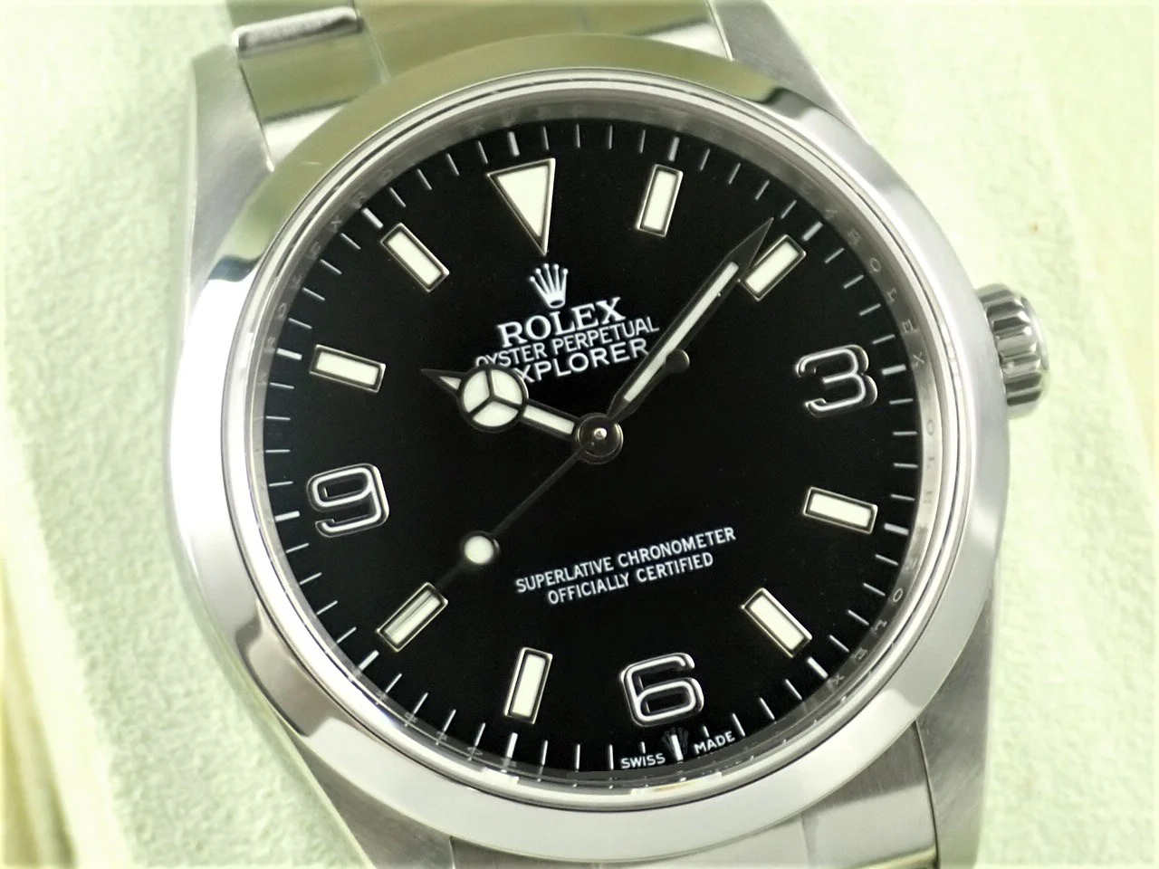 ロレックス エクスプローラーI Ref.114270 ステンレススチール ブラック文字盤 - Image 3