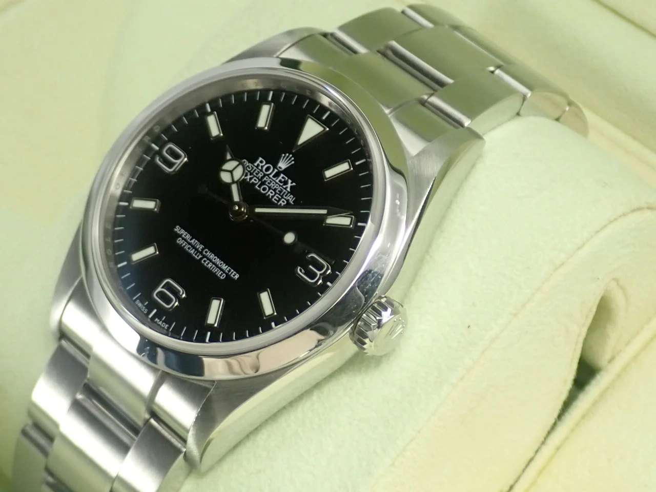 ロレックス エクスプローラーI Ref.114270 ステンレススチール ブラック文字盤 - Image 4