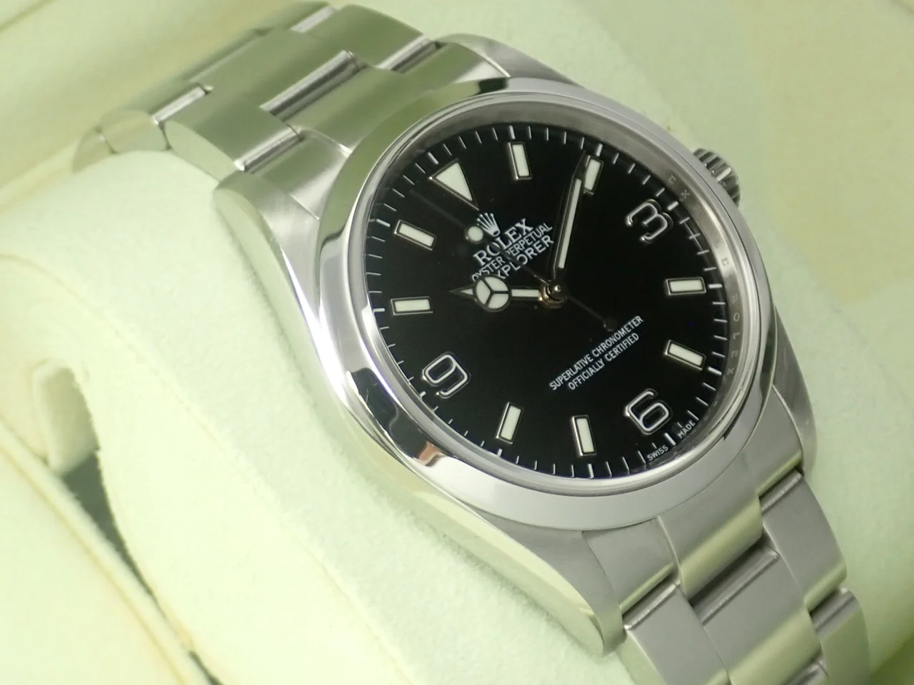 ロレックス エクスプローラーI Ref.114270 ステンレススチール ブラック文字盤 - Image 5