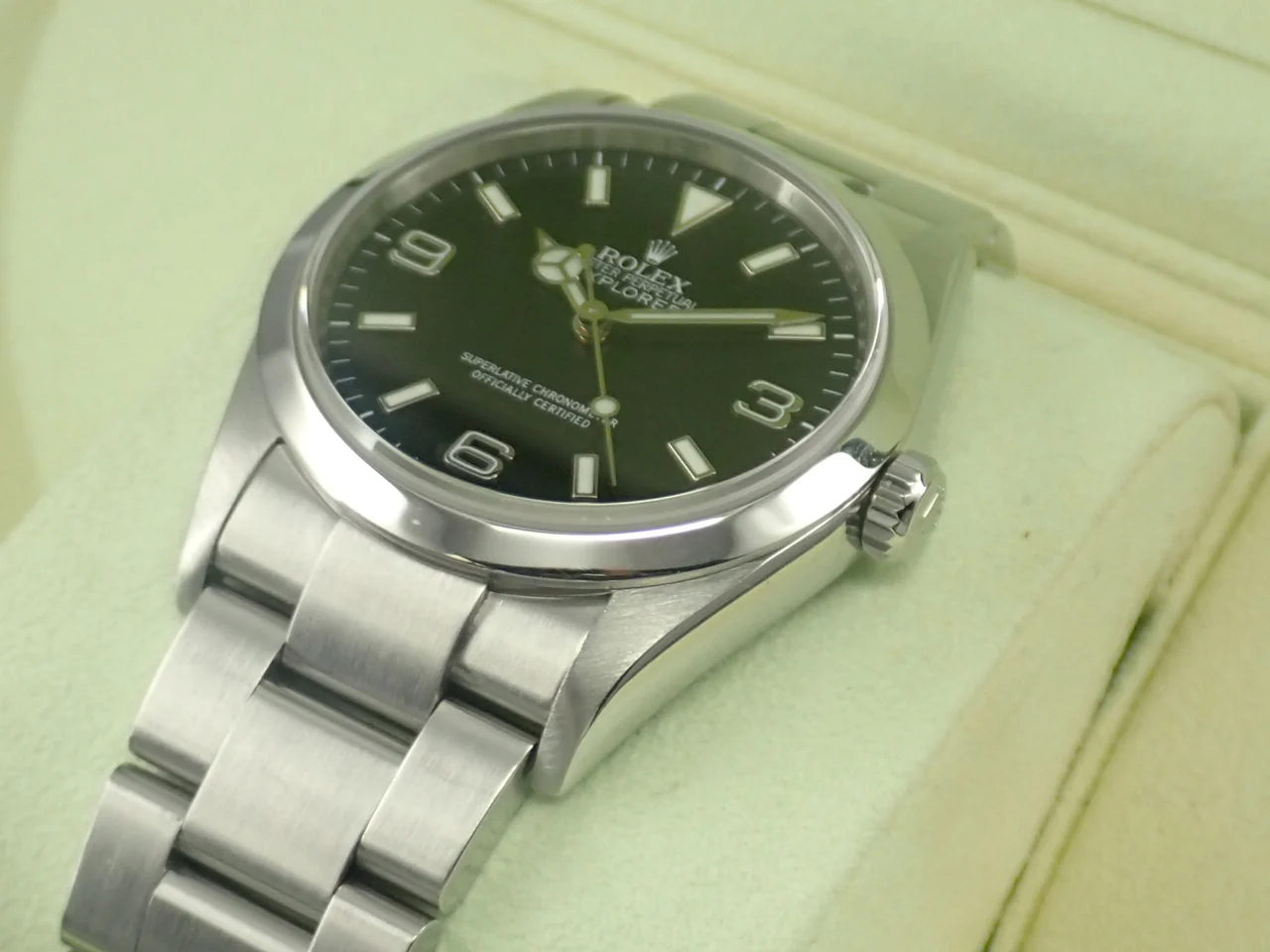 ロレックス エクスプローラーI Ref.114270 ステンレススチール ブラック文字盤 - Image 6