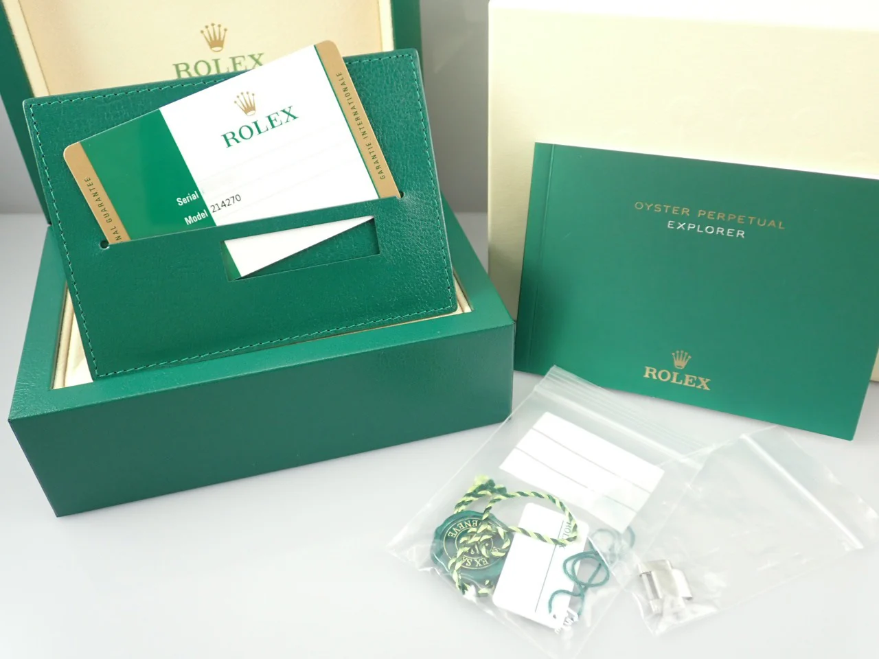 ロレックス エクスプローラーI 鏡面ブラックアウト Ref.214270 ステンレススチール ブラック文字盤 - Image 10